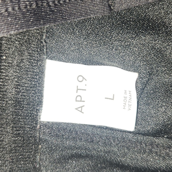 Black Deep V-Neck Swim Top - Picture 5 of 5